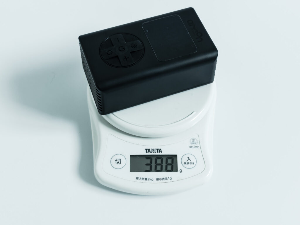 エーモン電動エアポンプ重量計測