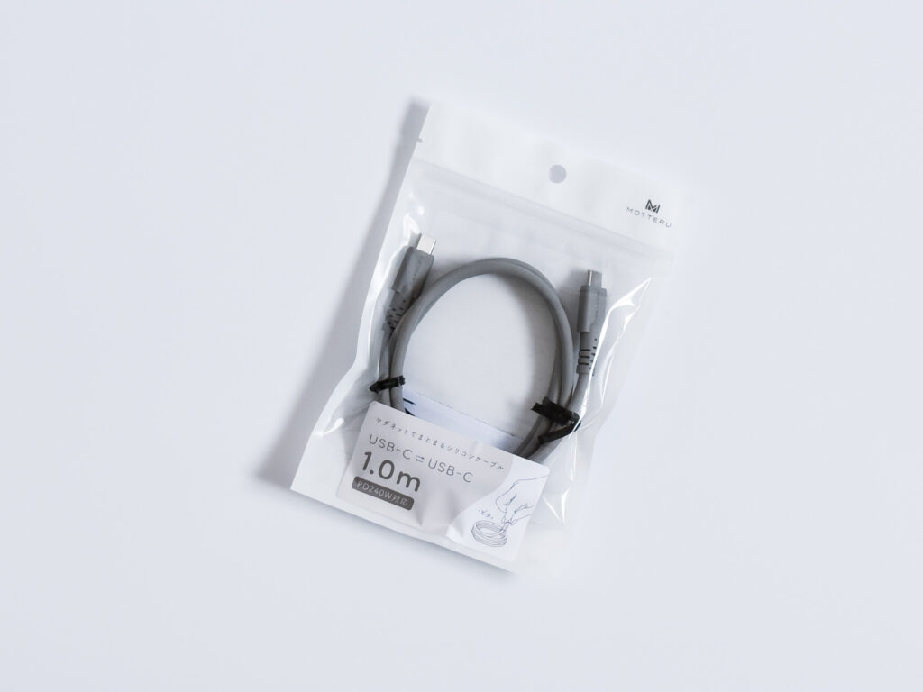 MOTTERU(モッテル)マグネットシリコンケーブルの外観