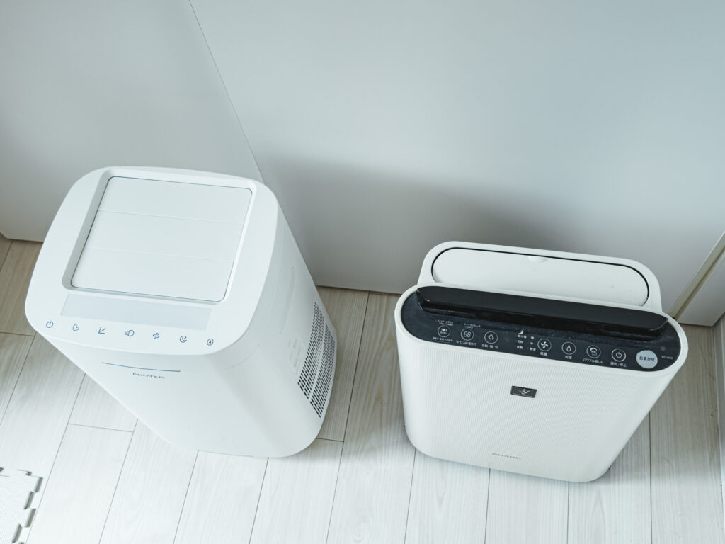 Apolnus VenusとSHARP加湿空気清浄機との比較