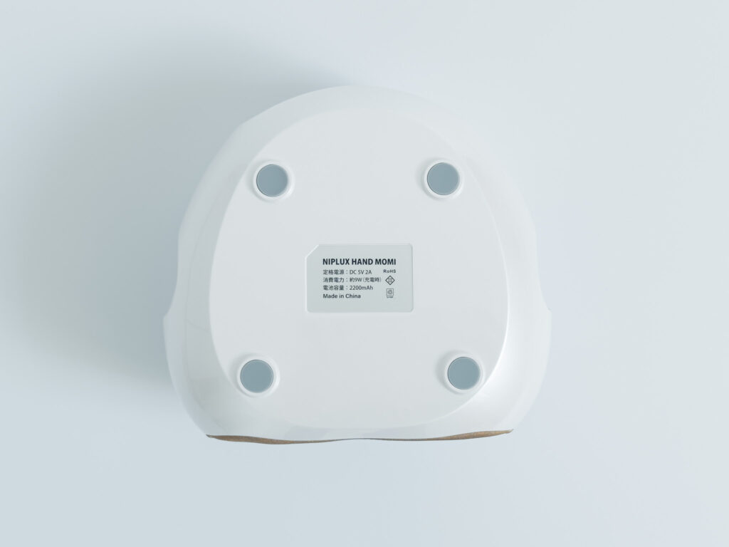 NIPLUX　HANDMOMI　裏面