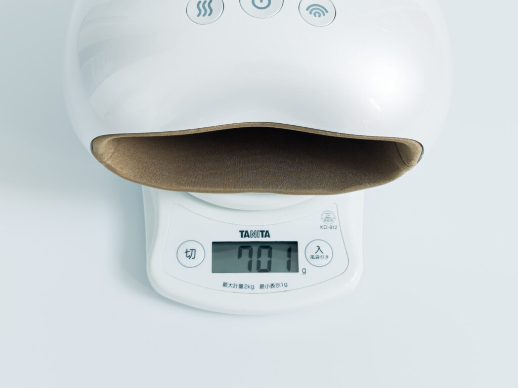 NIPLUX　HANDMOMI　重量